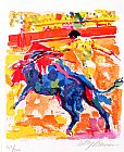 Leroy Neiman Bullfight painting